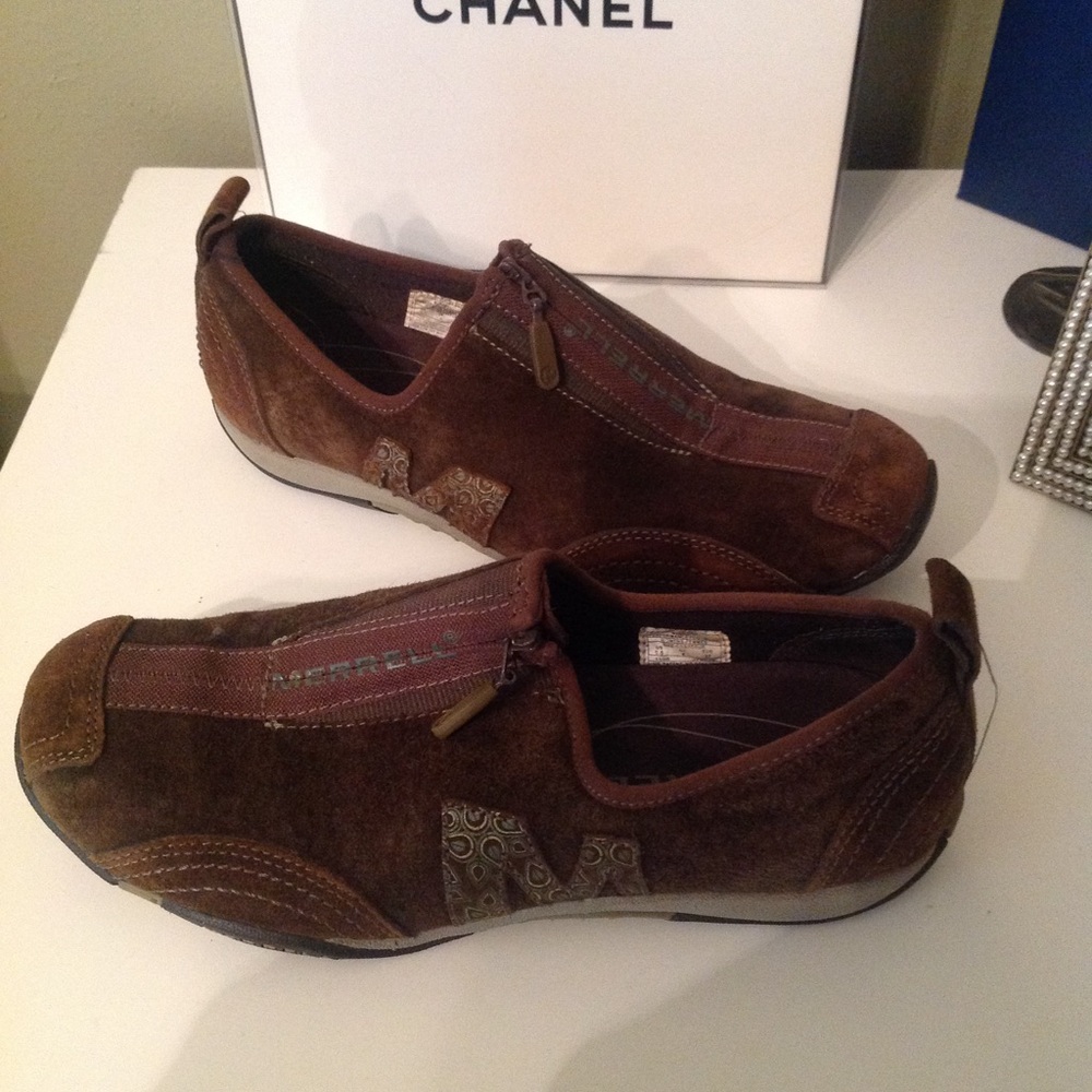 Merrell Borrado Leather Brown women shoe 6.5